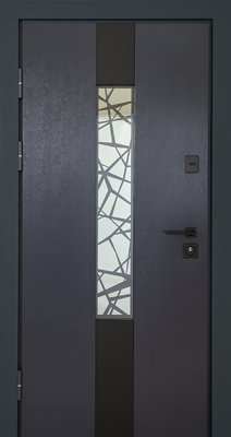 Вхідні двері з терморозривом модель Olimpia Glass комплектація Bionica 2 LP3 фото
