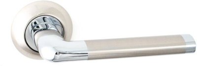 Дверна ручка Safita 158 R41 SN / CP матовий нікель / полірований хром SAFITA 158 R41 SG фото