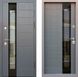 Вхідні двері з терморозривом ABWehr Ufo (колір Ral 7016 + Антрацит) комплектація Cottage 367 фото 2