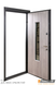 Вхідні двері зі склом ABWehr Solid Glass, комплектація Defender 408 фото 6