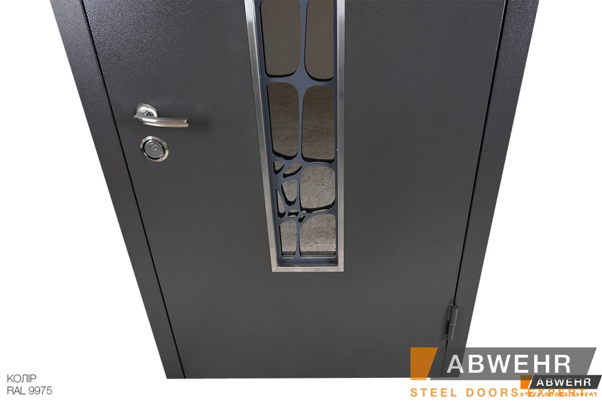 Входные двери со стеклом ABWehr Solid Glass, комплектация Defender 408 фото