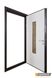 Вхідні двері модель Solid Glass (колір Ral 8022T) комплектація Defender 408 фото 3